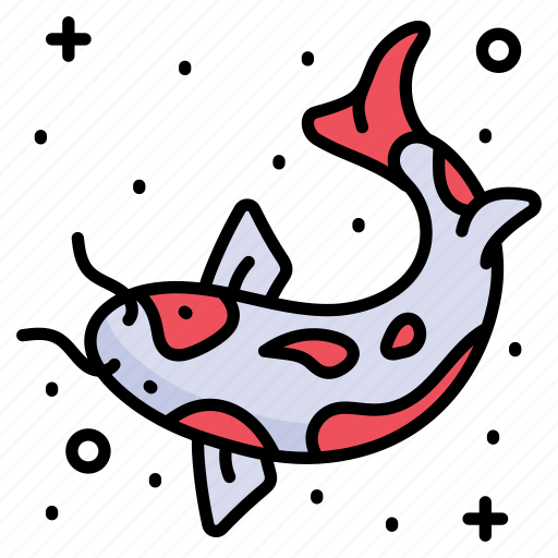 Carp fish, koi fish, chinese, animal, creature, cyprinus, carp icon - Download on Iconfinder