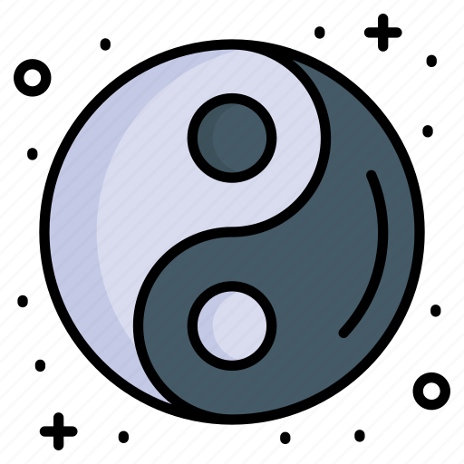 Yin yang, yoga, sign, peace, symbol, mark, chinese icon - Download on Iconfinder