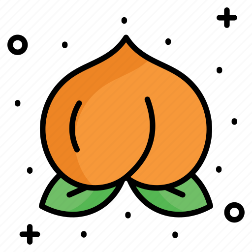 Peach, food, fruit, tropical, natural, healthy, organic icon - Download on Iconfinder