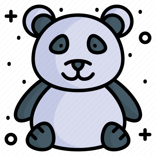 Panda, bear, animal, wildlife, zoo, mammal, fauna icon - Download on Iconfinder