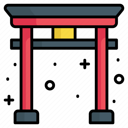 Torii gate, gate, architecture, torii, china, building, monument icon - Download on Iconfinder