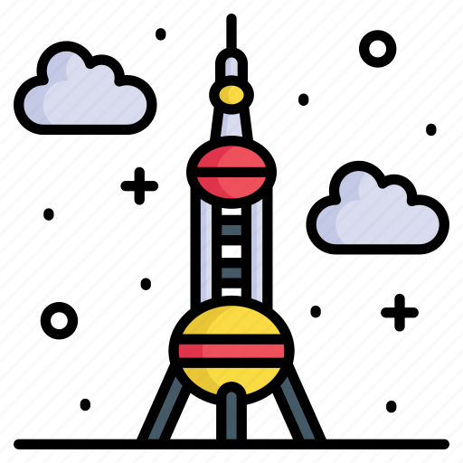 Landmark, famous, china, pearl tower, oriental, shanghai, monument icon - Download on Iconfinder