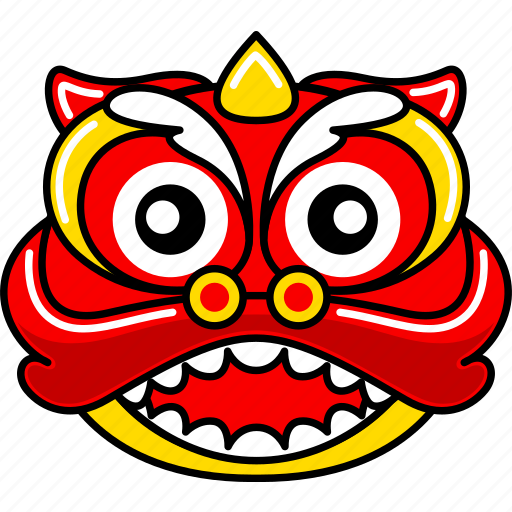 Lion, dance, chinese, vector, traditional, festival, holiday icon - Download on Iconfinder