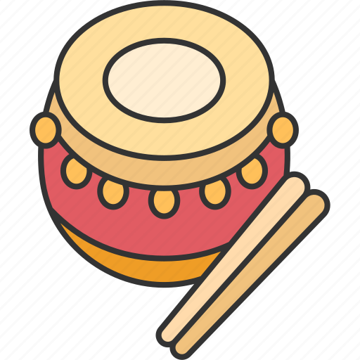 Drum, folk, percussion, instrument, celebration icon - Download on Iconfinder