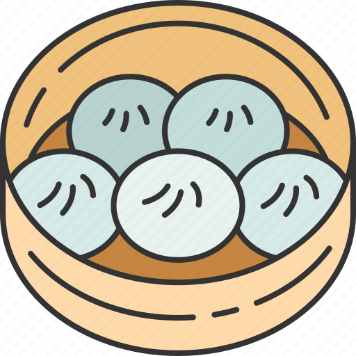 Dumpling, steamed, food, cuisine, asian icon - Download on Iconfinder