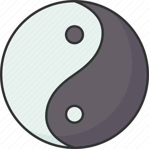 Yin, yang, taoism, spirituality, meditation icon - Download on Iconfinder