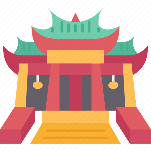 Temple, chinese, shrine, worship, architecture icon - Download on Iconfinder