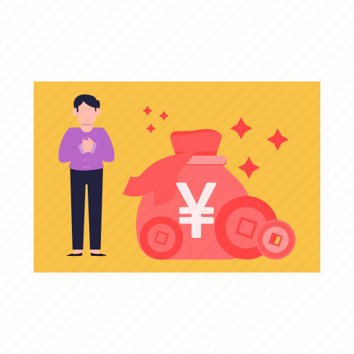 Money, bag, chinese, currency, newyear icon - Download on Iconfinder
