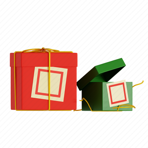 Chinese, gift, chinese gift, chinese-new-year, decoration, box, traditional 3D illustration - Download on Iconfinder