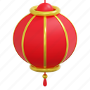 chinese, traditional, lantern, new, year, 3d, icon, illustration 