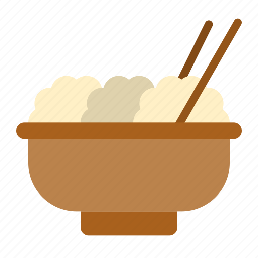 Asian food, bowl, china, chopstick, dumpling icon - Download on Iconfinder