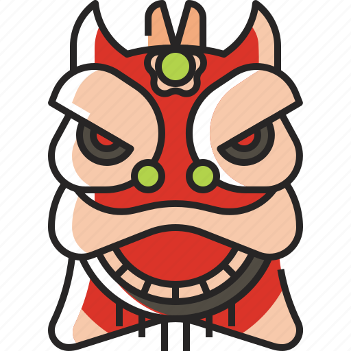 Lion head, chinese, china, chinese lion, chinese imperial lion, chinese new year, traditional icon - Download on Iconfinder