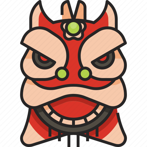 Lion head, chinese, china, chinese lion, chinese imperial lion, chinese new year, traditional icon - Download on Iconfinder