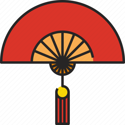 Paper fan, hand fan, asian fan, china, traditional fan, asia, chinese icon - Download on Iconfinder