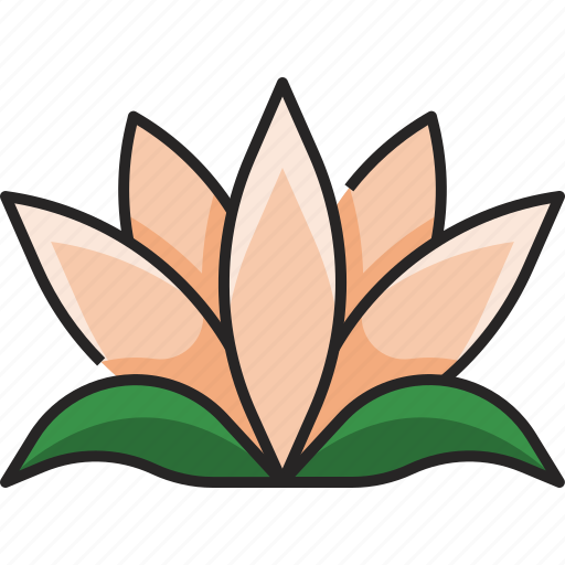 Lotus, flower, floral, garden, plant, nature, natural icon - Download on Iconfinder
