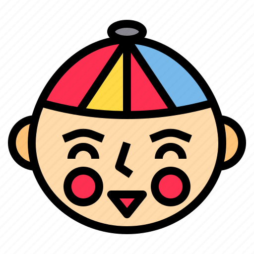 Boy, celebration, chinese, culture, festival, lunar, traditional icon - Download on Iconfinder