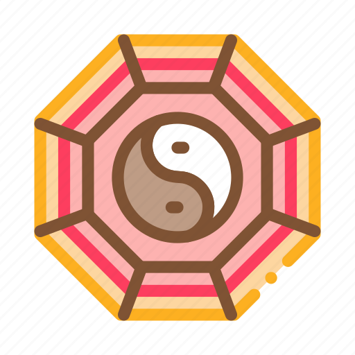 New, pattern, rug, top, view, yang, yin icon - Download on Iconfinder