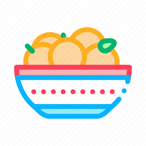 Bowl, feast, hat, new, oranges, traditional, year icon - Download on Iconfinder
