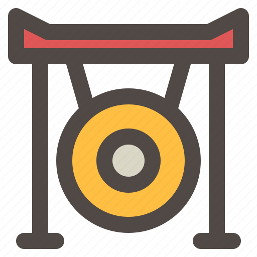 Celebration, chinese new year, cymball, gong, instrument icon - Download on Iconfinder