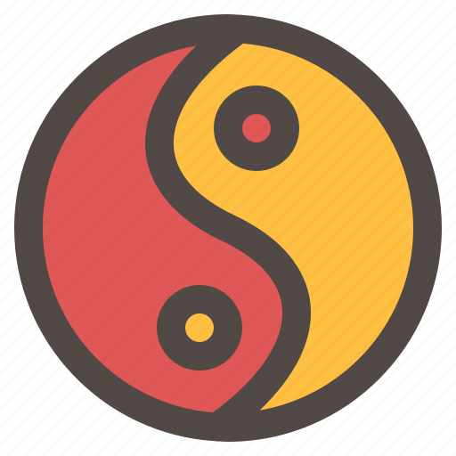 Chinese new year, philosophy, religion, yin yang icon - Download on Iconfinder
