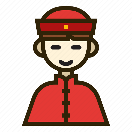 Avatar, chinese man, chinese new year, lunar, oriental, people, spring festival icon - Download on Iconfinder