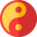 celebration, chinese, decoration, festival, traditional, year, yin yang