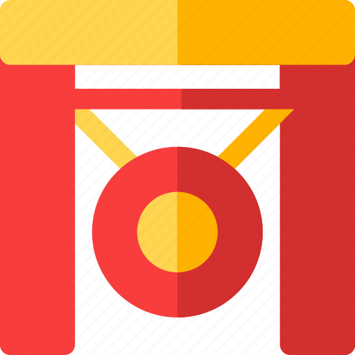 Celebration, chinese, decoration, festival, gong, traditional, year icon - Download on Iconfinder