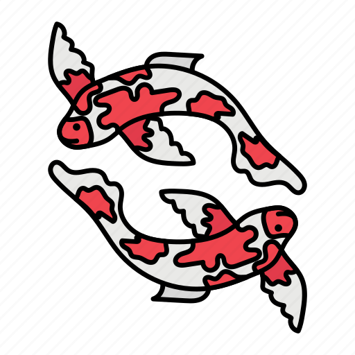 Carp, fish, chinese, traditional, koi carp icon - Download on Iconfinder