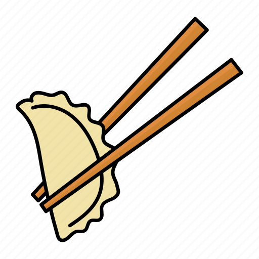Chopsticks, wooden, chinese, food, slice, traditional, jiaozi icon - Download on Iconfinder