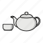 chinese, tea, teapot, cup, yixing, tranditional 