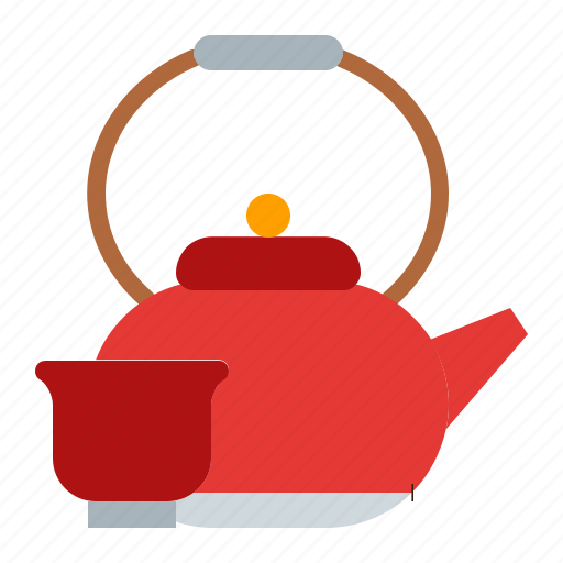 Chinese new year, lunar, oriental, spring festival, tea, teacup, teapot icon - Download on Iconfinder