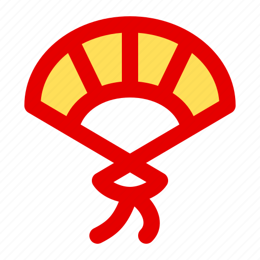 Chinese, fan, traditional, folding, hand, spring, festival icon - Download on Iconfinder