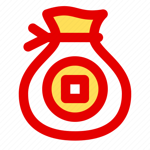 Money, bag, chinese, gift, wealth, new, year icon - Download on Iconfinder