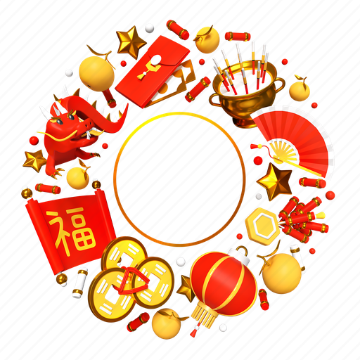 Dragon, lucky, chinese new year, holiday 3D illustration - Download on Iconfinder
