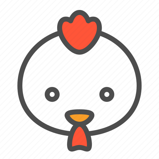 Animal, chinese, hen, rooster, zodiac icon - Download on Iconfinder