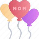 mothers day, celebration, mom, balloons, decoration, ornament, love