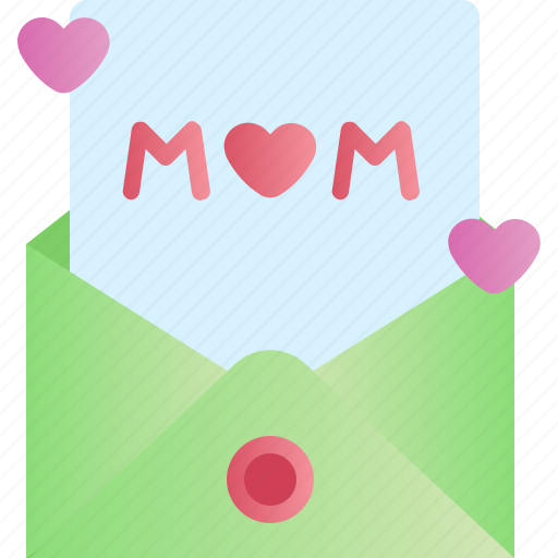 Mothers day, celebration, mom, letter, message, greeting icon - Download on Iconfinder