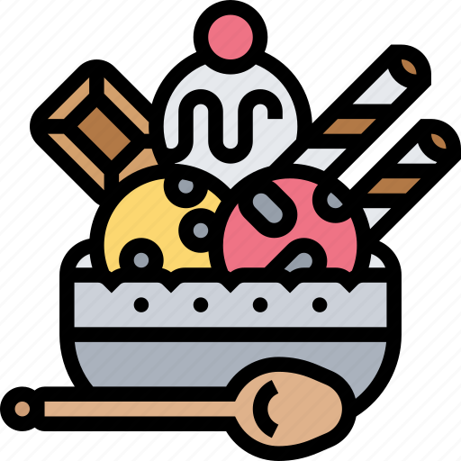 Ice, cream, sundae, dessert, summer icon - Download on Iconfinder