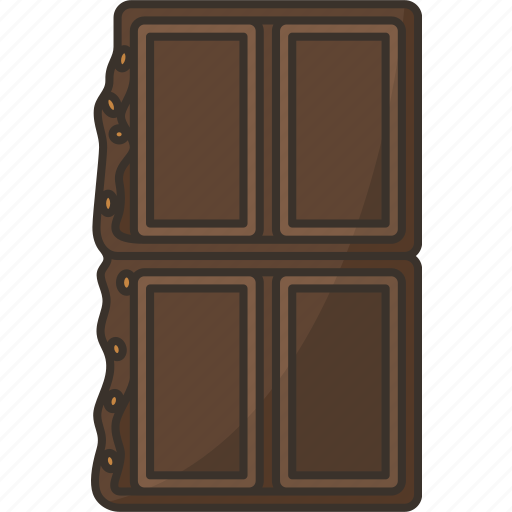 Chocolate, bar, cocoa, ingredient, bitter icon - Download on Iconfinder