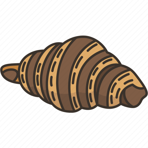 Croissant, chocolate, bread, breakfast, gourmet icon - Download on Iconfinder