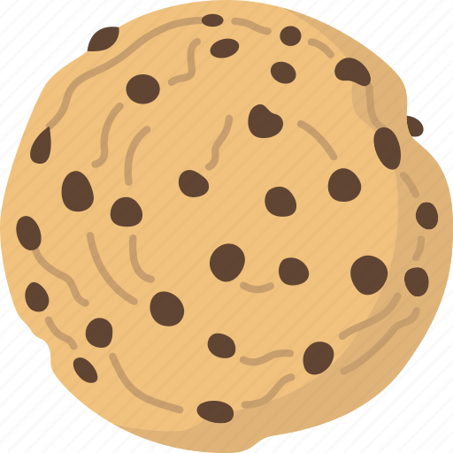 Cookie, chocolate, chip, baked, snack icon - Download on Iconfinder