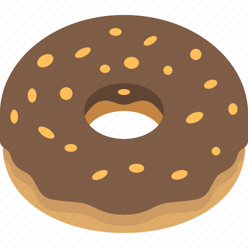 Donut, chocolate, sweet, confectionery, dessert icon - Download on Iconfinder