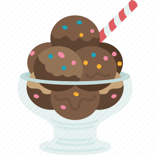 Ice, cream, chocolate, dessert, party icon - Download on Iconfinder