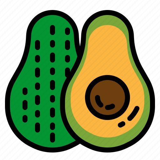 Avocado, organic, vegan, vegetable, vitamins icon - Download on Iconfinder