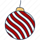 bauble, christmas, ornament, merry, decoration, ball, tree
