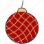 bauble, christmas, ornament, merry, decoration, ball 
