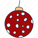 bauble, christmas, ornament, decoration, merry, ball, tree