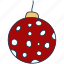 bauble, christmas, ornament, decoration, merry, ball, tree 