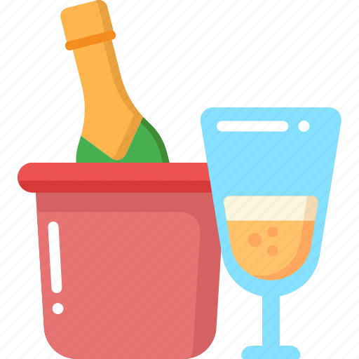 Wedding, champagne, celebration, cheers, alcohol, glass icon - Download on Iconfinder