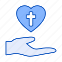 hand, love, christianity, heart